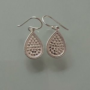 Anna Beck Sterling Silver Teardrop Earrings
